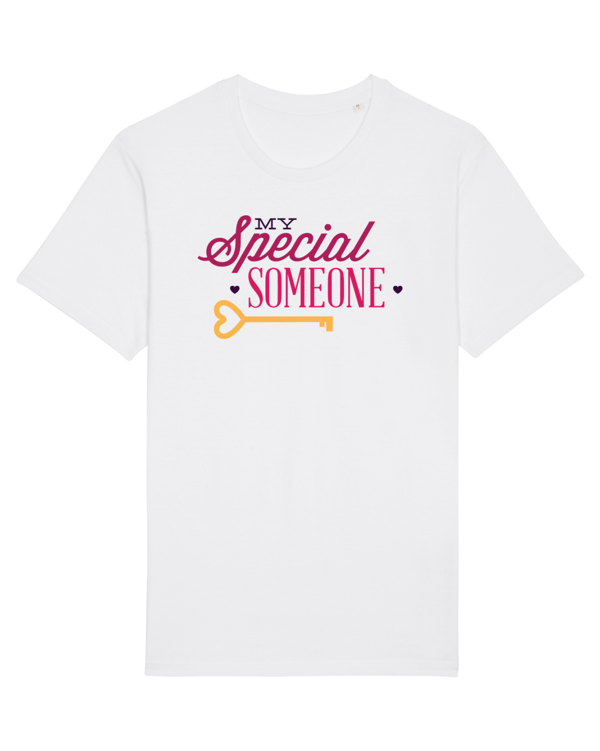 Tricou mânecă scurtă Unisex Rocker White