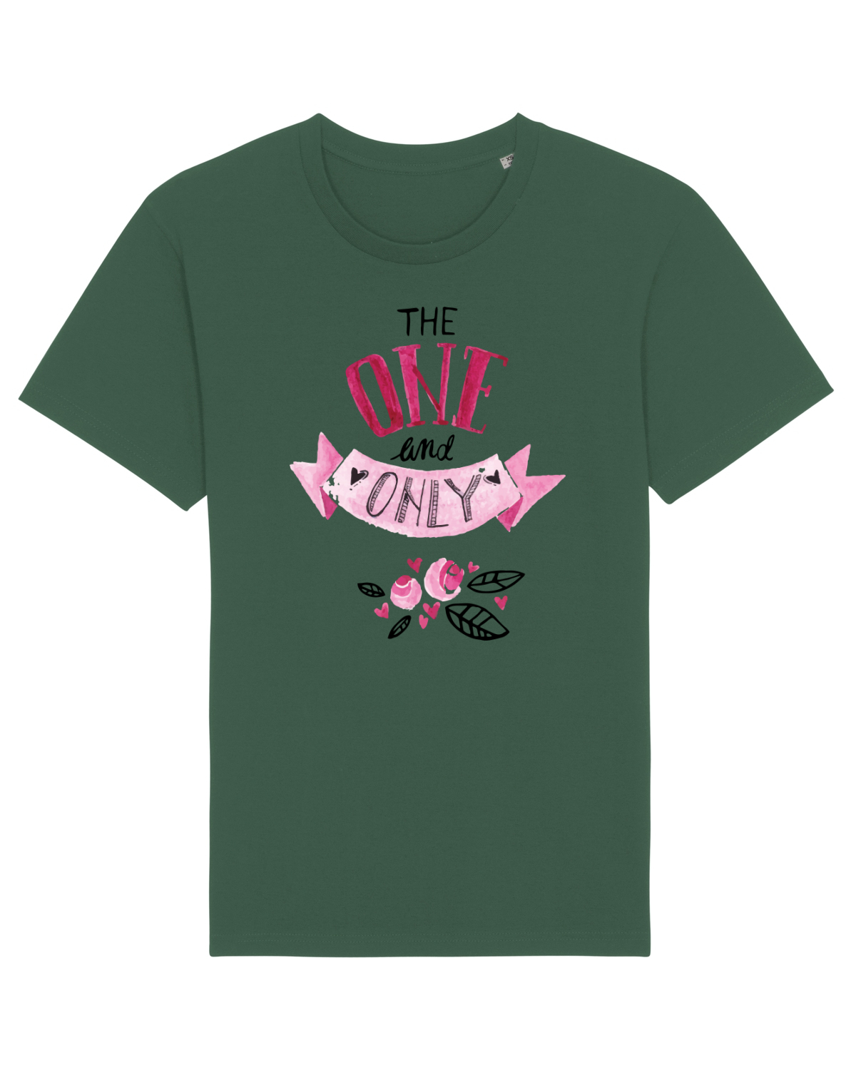 Tricou mânecă scurtă Unisex Rocker Bottle Green