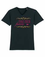 Together forever Tricou mânecă scurtă guler V Bărbat Presenter