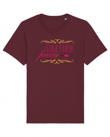 Together forever Burgundy