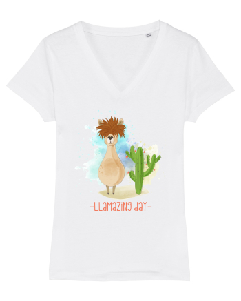 Lama cu mesaj White