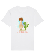Lama cu mesaj Tricou mânecă scurtă Unisex Rocker