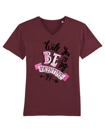 Will you be my Valentine Burgundy