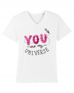 You are my Universe Tricou mânecă scurtă guler V Bărbat Presenter