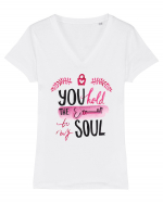 You hold the key of my Soul Tricou mânecă scurtă guler V Damă Evoker