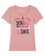 You hold the key of my Soul Tricou mânecă scurtă guler larg fitted Damă Expresser