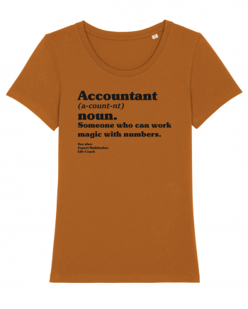 Accountant Noun Roasted Orange