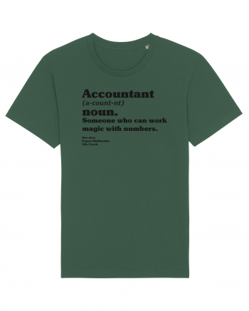 Accountant Noun Bottle Green