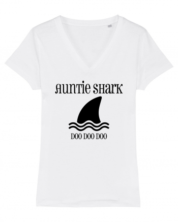 Auntie Shark White