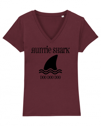 Auntie Shark Burgundy