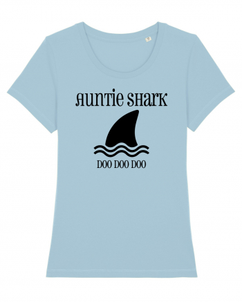 Auntie Shark Sky Blue