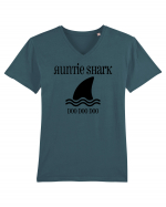 Auntie Shark Tricou mânecă scurtă guler V Bărbat Presenter