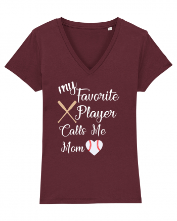 Baseball Mom Burgundy