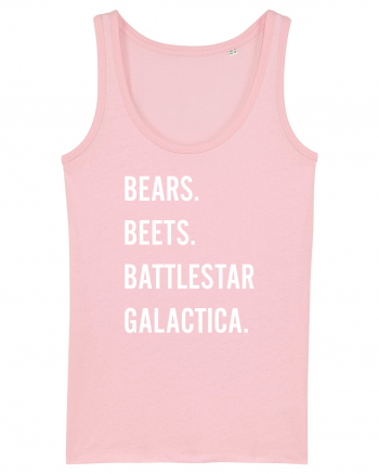 Bears Beets Battlestar Galactica Cotton Pink