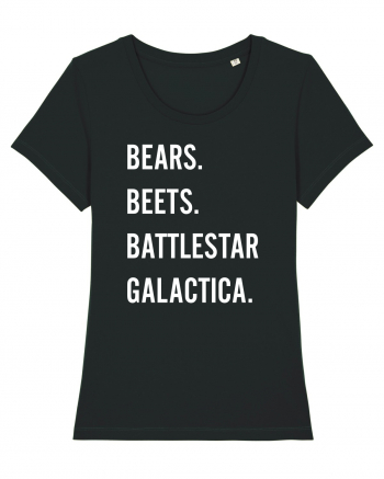 Bears Beets Battlestar Galactica Black