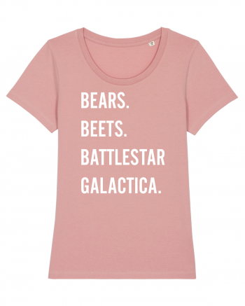 Bears Beets Battlestar Galactica Canyon Pink