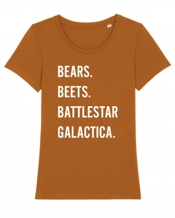 Bears Beets Battlestar Galactica Roasted Orange