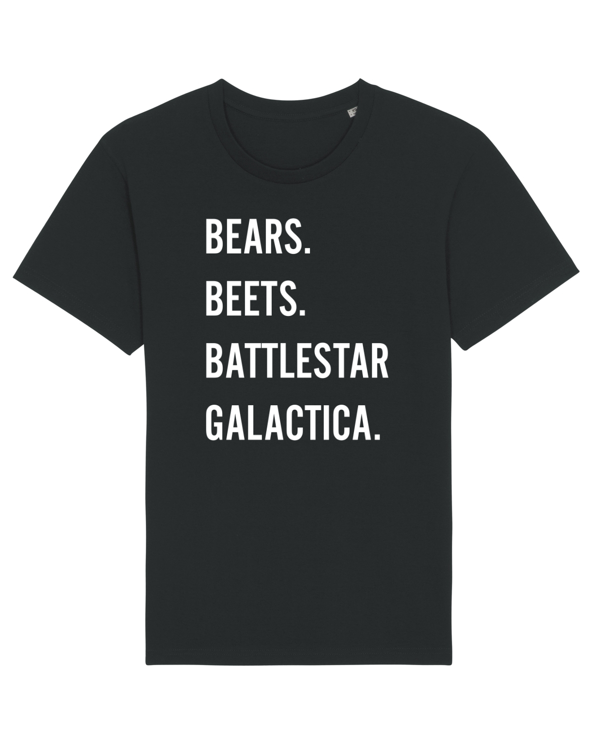 Tricou mânecă scurtă Unisex Rocker Black