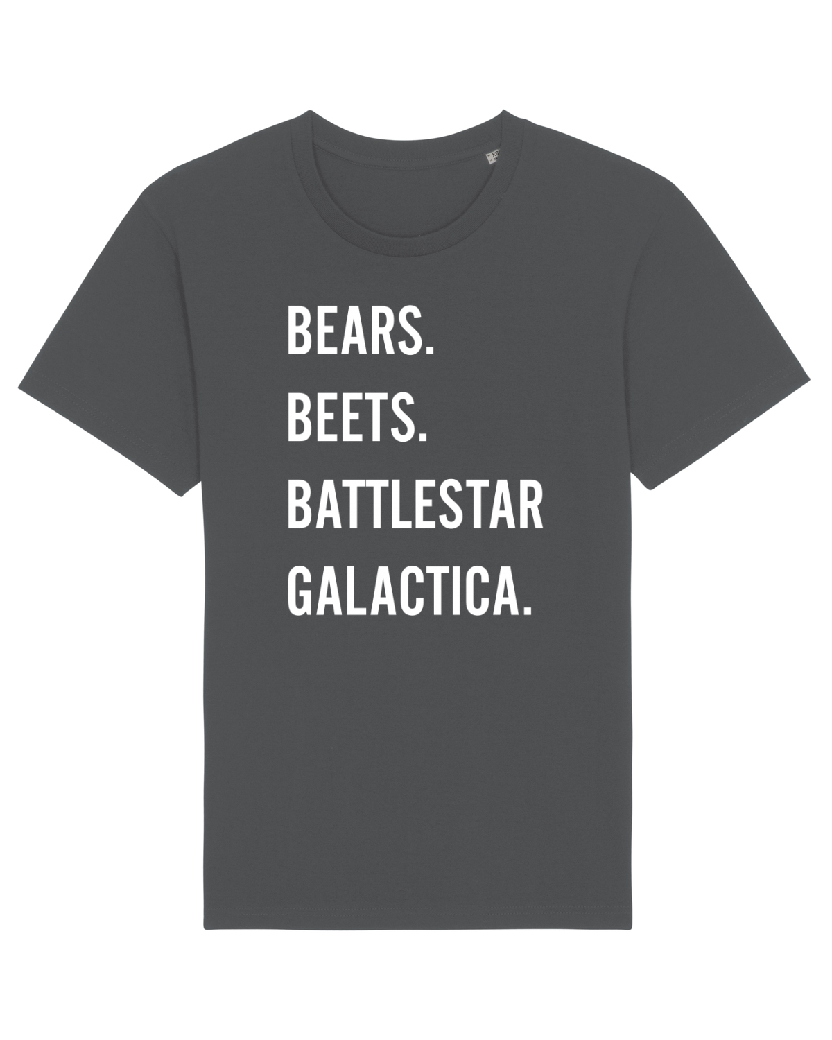 Tricou mânecă scurtă Unisex Rocker Anthracite