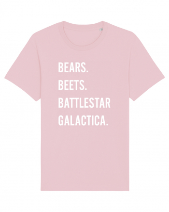 Bears Beets Battlestar Galactica Cotton Pink