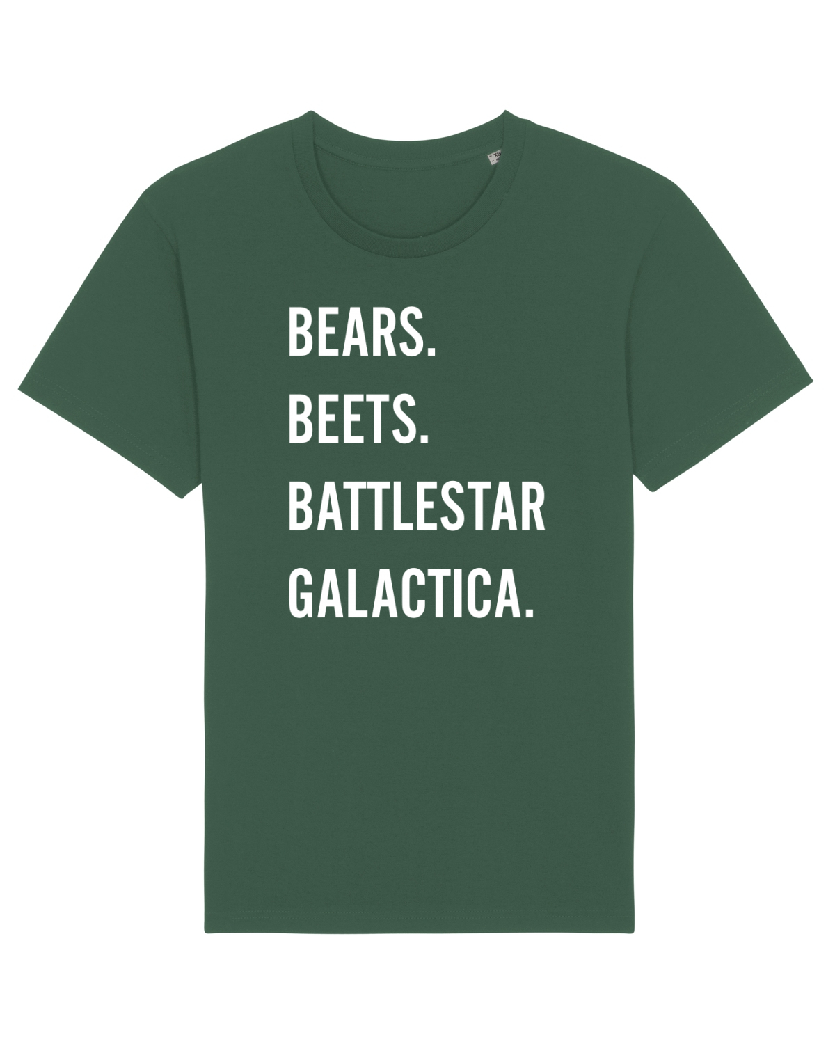 Tricou mânecă scurtă Unisex Rocker Bottle Green