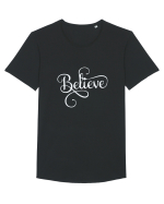 Believe Tricou mânecă scurtă guler larg Bărbat Skater