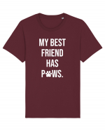 My Friend has Paws Tricou mânecă scurtă Unisex Rocker