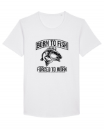 Born to Fish Tricou mânecă scurtă guler larg Bărbat Skater