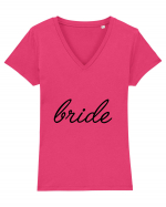 Bride Tricou mânecă scurtă guler V Damă Evoker