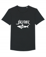 Brother Shark Tricou mânecă scurtă guler larg Bărbat Skater