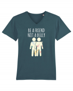 Be a Friend not a Bully Tricou mânecă scurtă guler V Bărbat Presenter