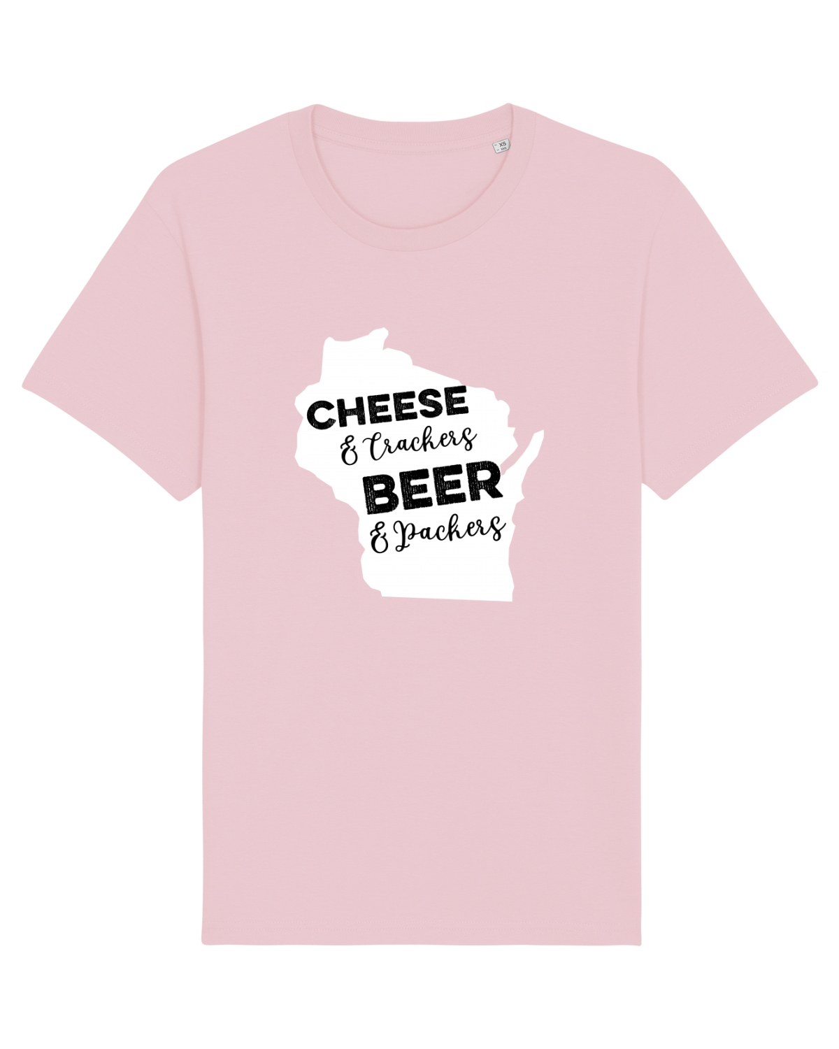 Tricou mânecă scurtă Unisex Rocker Cotton Pink