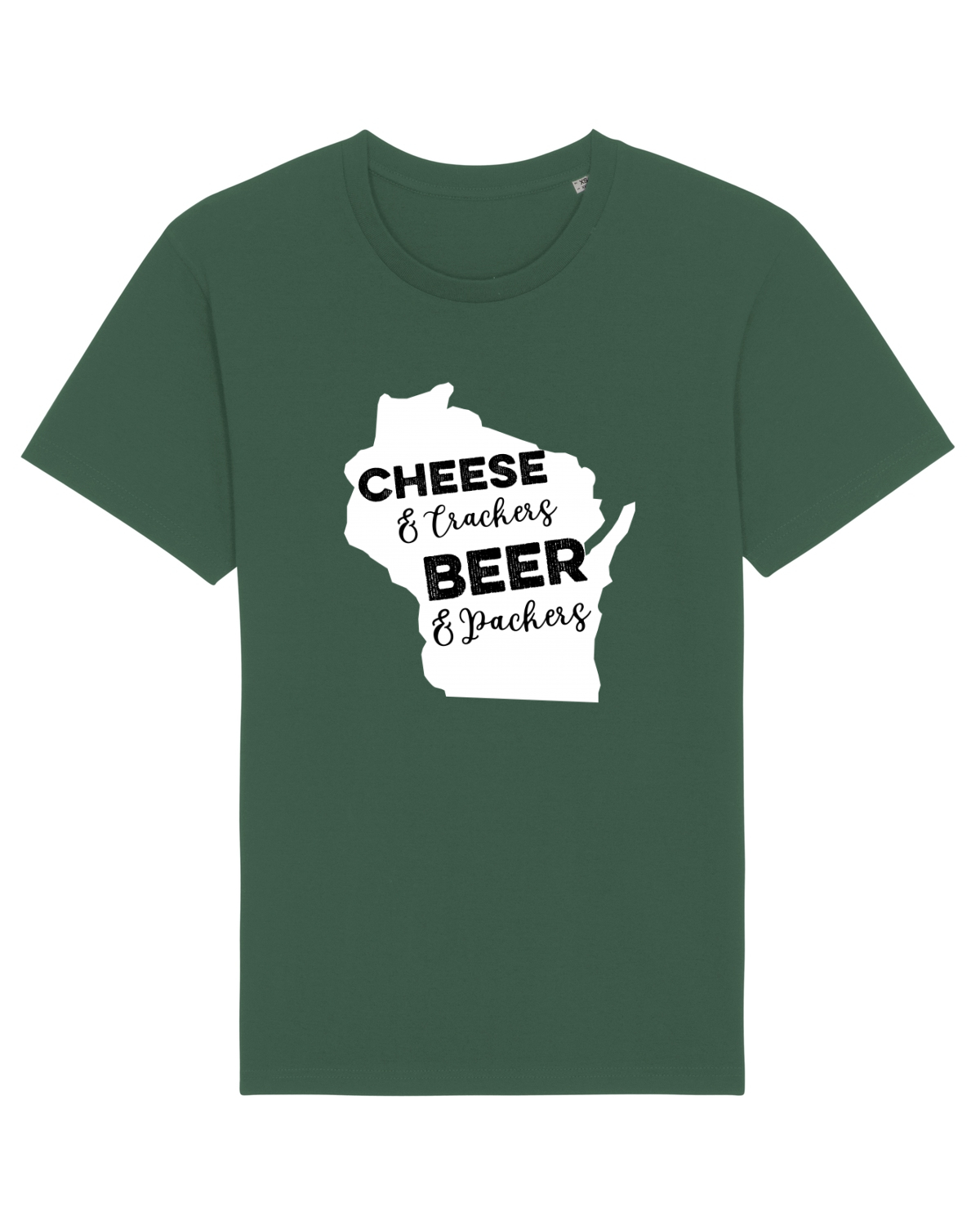 Tricou mânecă scurtă Unisex Rocker Bottle Green