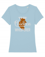 Chicken Whisperer Tricou mânecă scurtă guler larg fitted Damă Expresser