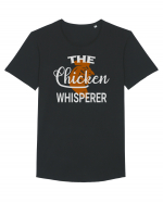 Chicken Whisperer Tricou mânecă scurtă guler larg Bărbat Skater