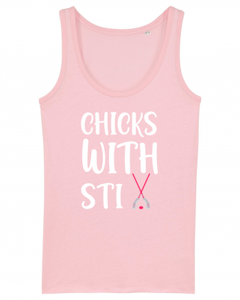 Chicks With Stix Cotton Pink