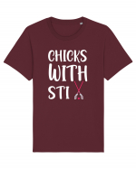 Chicks With Stix Tricou mânecă scurtă Unisex Rocker