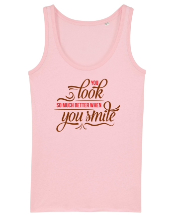 Arăți mai bine când zâmbești Cotton Pink