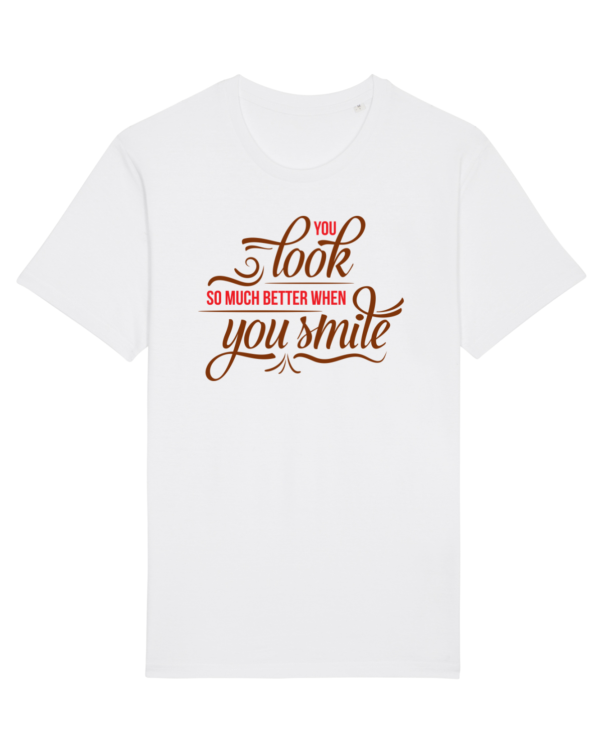 Tricou mânecă scurtă Unisex Rocker White