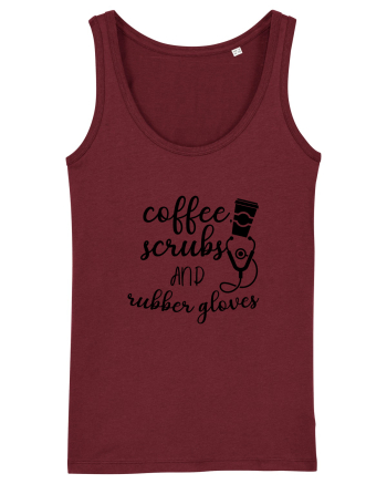 Coffee Scrubs Burgundy