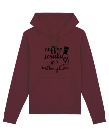 Coffee Scrubs Burgundy