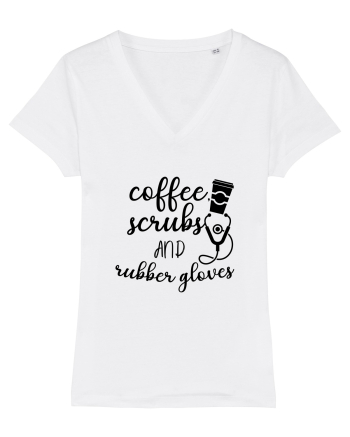 Coffee Scrubs White