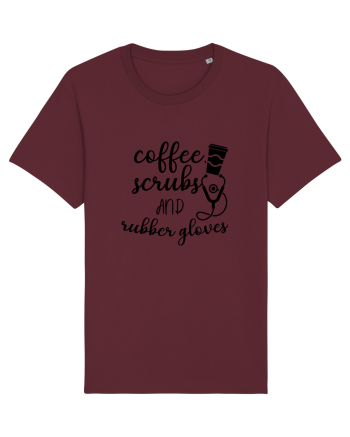 Coffee Scrubs Burgundy