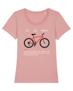 CYCOPATH Tricou mânecă scurtă guler larg fitted Damă Expresser