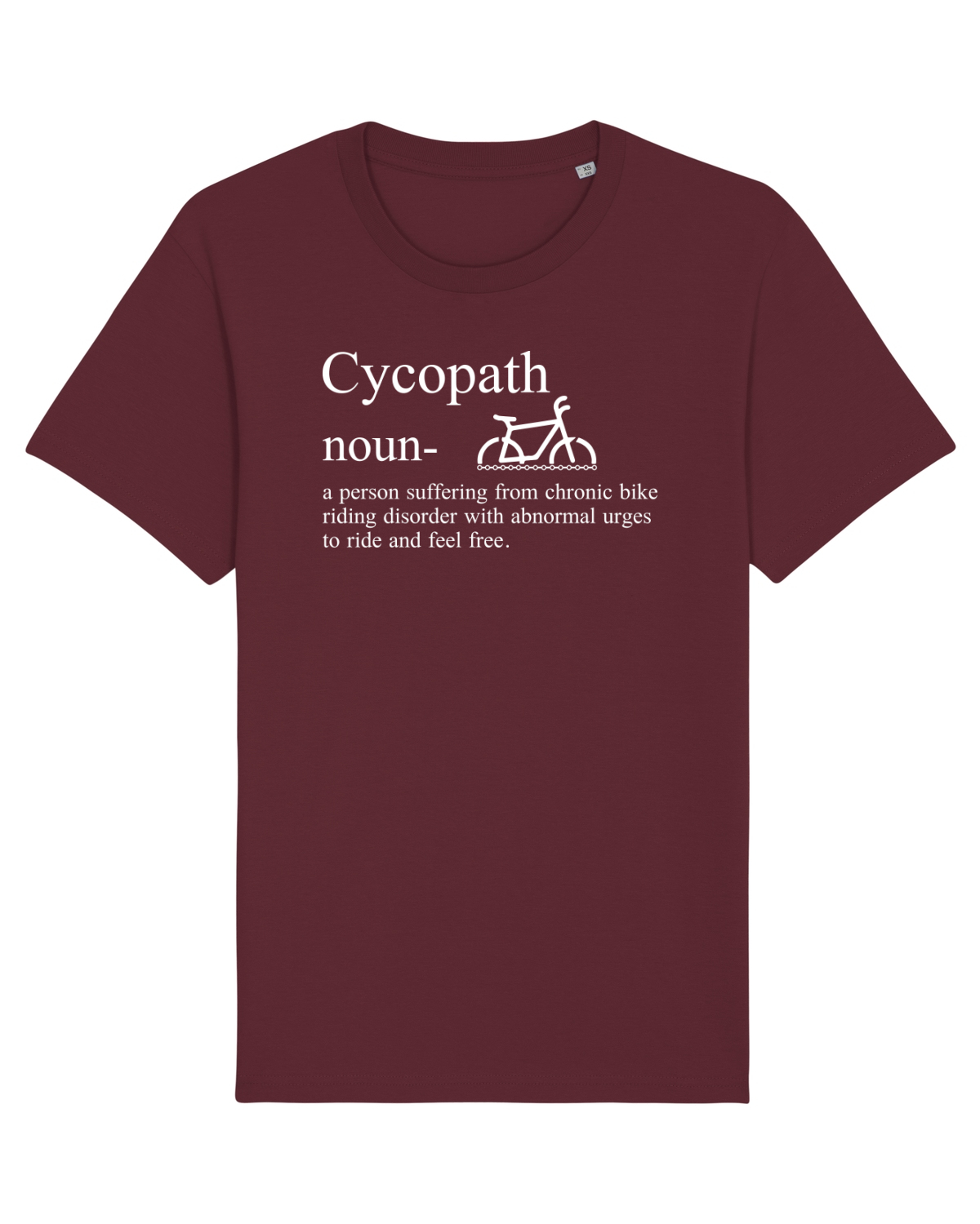 Tricou mânecă scurtă Unisex Rocker Burgundy