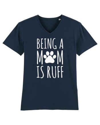 Dog Mom French Navy