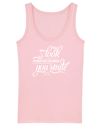 Arăți mai bine când zâmbești Cotton Pink