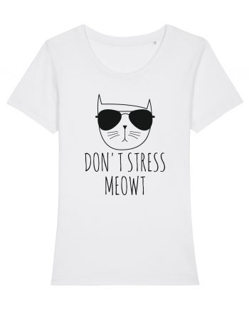 Dont Stress Cat White