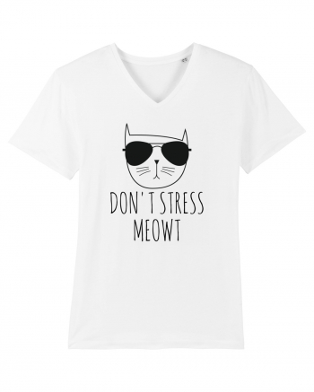 Dont Stress Cat White