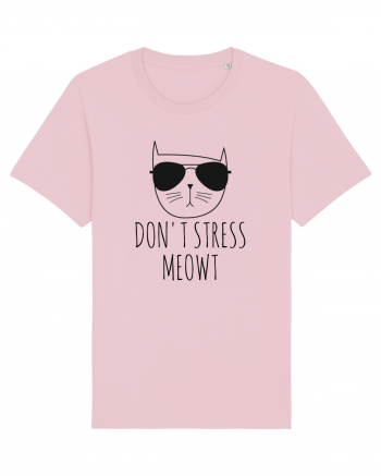 Dont Stress Cat Cotton Pink